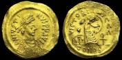 Sear 352 - Semissis de Justin II émis à Constantinople