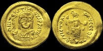 Sear 376 (Antioche) - Solidus de Justin II émis à Constantinople