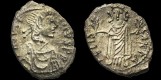 Sear 392A - Demi silique de Justin II émis à Constantinople