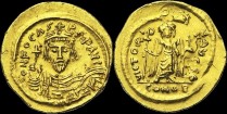 Sear 618 - Solidus, 603-607, Constantinople. Off. ?. émis sous Phocas