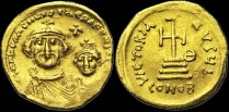 Sear 741 - Solidus, 616-625, Constantinople. Off. ?. émis sous Héraclius