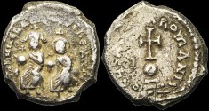 Sear 796 - Hexagramme, 615-625, Constantinople. émis sous Héraclius