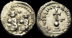 Sear 797A - Hexagramme, 615-625, Constantinople. émis sous Héraclius