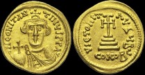 Sear 939 - Solidus, 642-646, Constantinople. Off. B. émis sous Constant II