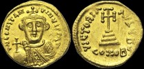 Sear 940 - Solidus, 642-646, Constantinople. Off. B. émis sous Constant II