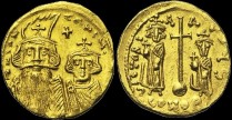 Sear 962 - Solidus, 659-662 (?), Constantinople. Off. S. émis sous Constant II