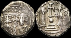 Sear 998 - Hexagramme, 659-668, Constantinople. émis sous Constant II