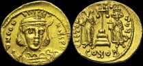 Sear 1153 - Solidus, 669-674, Constantinople. Off. A. émis sous Constantin IV