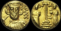 Sear 1189 - Solidus, 678-679, Carthage. 7e indiction. émis sous Constantin IV