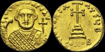 Sear 1330 - Solidus, Constantinople. Off. B. émis sous Léonce