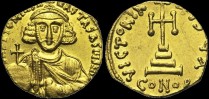 Sear 1463 - Solidus, Constantinople. Off. A. émis sous Anastase II Artemius