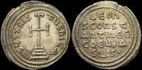 Sear 1512 - Miliaresion, à partir de 720, Constantinople. émis sous Léon III l'Isaurien