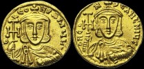 Sear 1550 - Solidus, 741-751, Constantinople. émis sous Constantin V Copronyme