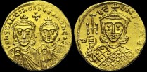 Sear 1551 - Solidus, 751-757, Constantinople. émis sous Constantin V Copronyme
