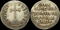 Sear 1595 - Miliaresion, Constantinople. émis sous Constantin VI et Irène