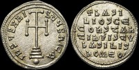 Sear 1708 - Miliaresion, Constantinople. émis sous Basile Ier le Macédonien et Constantin