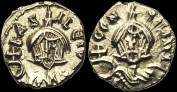 Sear 1714 - Semissis de titre affaibli, Syracuse. émis sous Basile Ier le Macédonien et Constantin