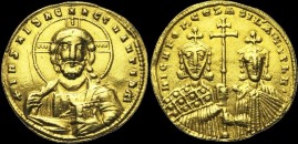 Sear 1776 - Histamenon, Constantinople. émis sous Nicéphore II Phocas et Basile II