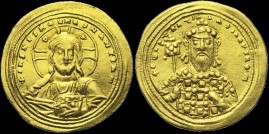 Sear 1815, R. 1969, B.N. 3 - Histamenon, Constantinople. émis sous Constantin VIII