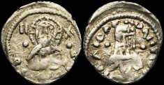 Sear 2512 - 1/8 de Stavraton, 1367-1376, Constantinople. émis sous Jean V Paléologue