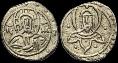 Sear 2562A - 1/8 de Stavraton (1/16 Hyperpère), Constantinople. émis sous Jean VII Paléologue, régent pour Manuel II