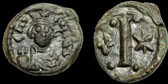 Sear 1063 - Décanummium de Constans II émis à Carthage