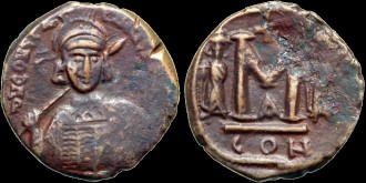 Sear 1176 - Follis de Constantin IV émis à Constantinople