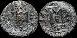 Sear 1367 - Follis de Tibère III émis à Constantinople