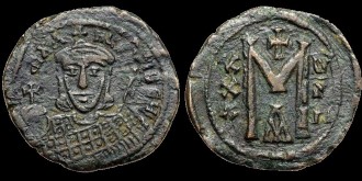 Sear 1617 - Follis de Michael I et Theophile émis à Constantinople