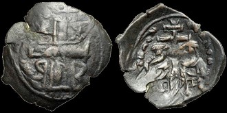 Sear 2454v - Trachy d'Andronic II et Michael IX Paléologues