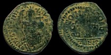 Sear 234 - Decanummium de Justinien émis à Theoupolis