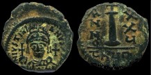 Sear 237 - Decanummium de Justinien émis à Theoupolis