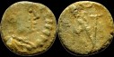 Sear 326A - Nummus de Justinien émis à Ravenne