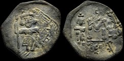Sear 1209 - Follis de Constantin IV émis à Syracuse