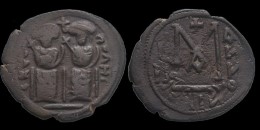 Walker 3 - Follis Arabo-byzantin émis à Scythopolis/Baisan