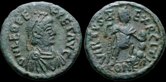 RIC X 652 Constantinople - Majorina de Leo I pour Cherson